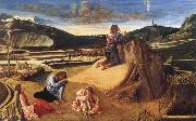 Gentile Bellini The Agony in the Garden oil on canvas
